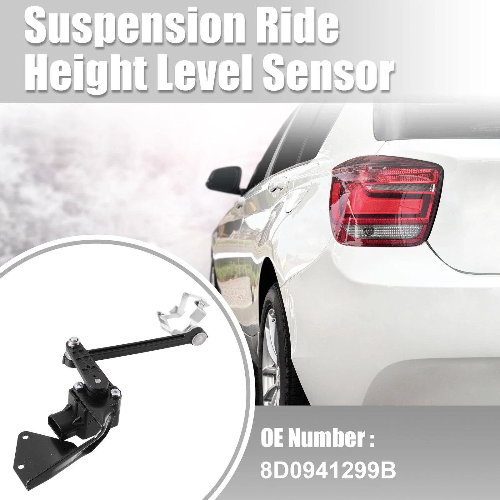 Set of 2 Ride Height Level Sensors for Audi A4 (1996–2001) 8D0941299B