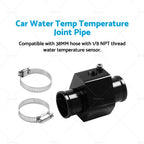 38mm Water Temp Sensor Joint Pipe Radiator Hose Adapter for Car (2002–)