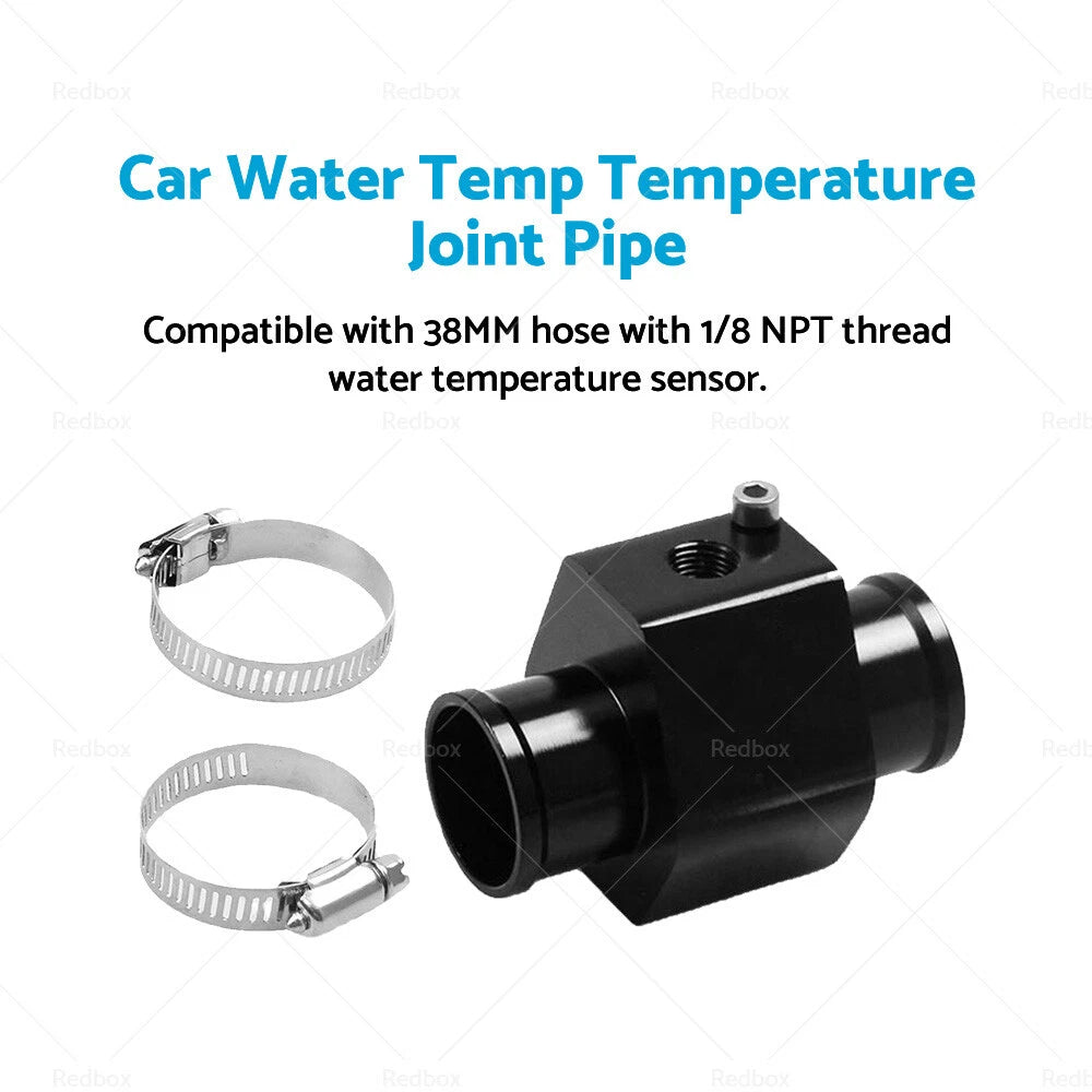 38mm Water Temp Sensor Joint Pipe Radiator Hose Adapter for Car (2002–)