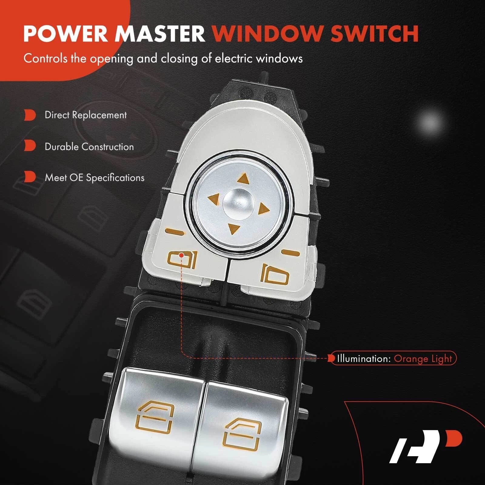 Power Window Switch for Mercedes-Benz C200 C300 C63 S AMG (2008–2015)