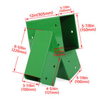 Set of 2 A-Frame Brackets for Swing Set (Fits Various Models)