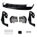 Rear Bumper Diffuser Lip with Tailpipes for Mercedes Benz CLA250 (2013–2019)