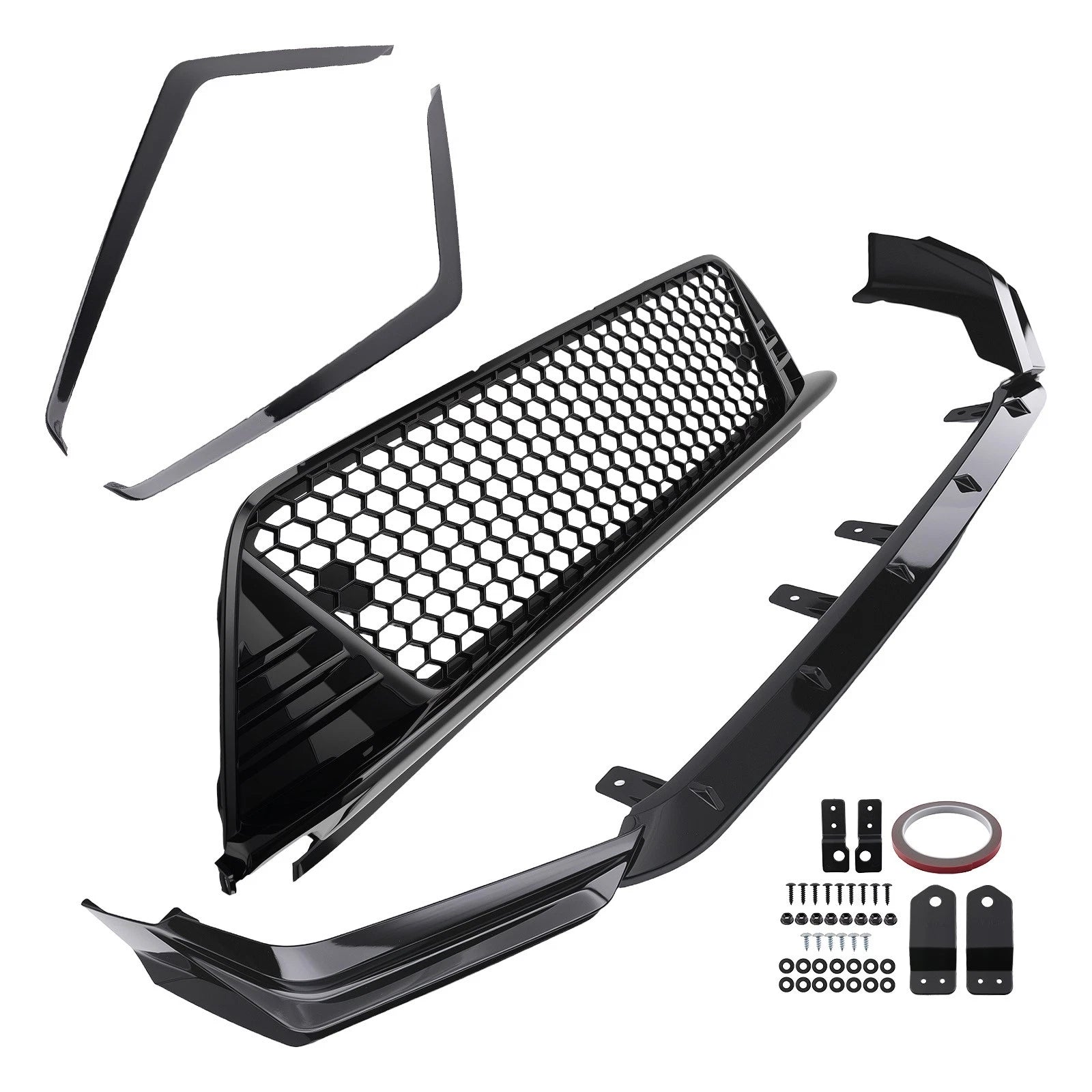 Front Bumper Lower Grille & Lip for Honda Civic (2022–2024)