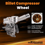 RH Billet Turbo for Ford Explorer Taurus Flex Lincoln MKS MKT (2010-2019)