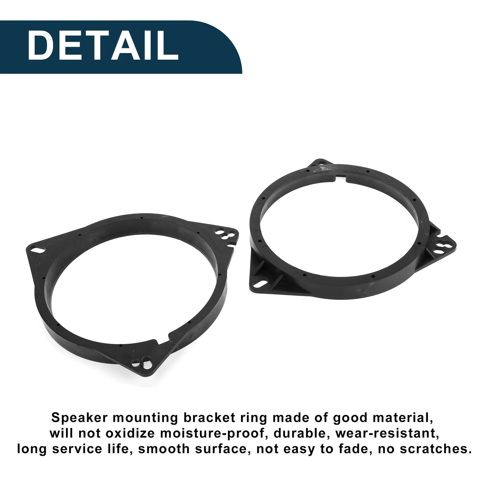 Set of 2 Speaker Spacer Rings for Toyota 6.5" Tweeter 