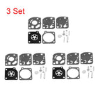 Set of 3 Carburetor Gasket Repair Kit for ECHO GT 1100 2100 PB1000 ZAMA RB-21 C1U
