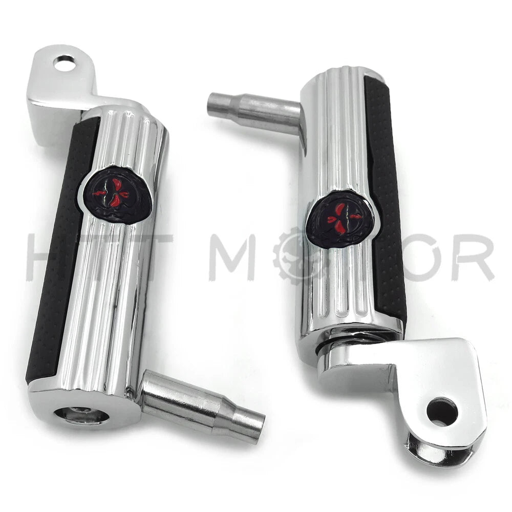 Skull Footpegs for Honda Goldwing GL1500, Valkyrie, Shadow 1100, ACE (1996–2000)