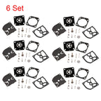 Set of 6 Carburetor Rebuild Kits for Stihl HS45 FS55 FS38 BG45 (RB-100 C1Q)