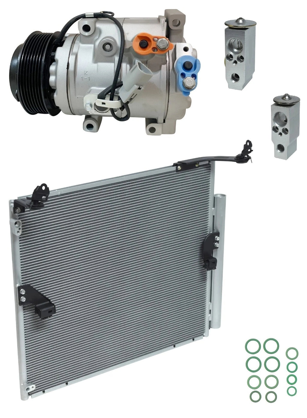 A/C Compressor Kit w Condenser for Lexus GX460 4.6L (2014–2019)