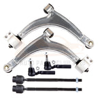 Set of 6 Front Lower Control Arm Tie Rod Ends for Pontiac (2005–2009)
