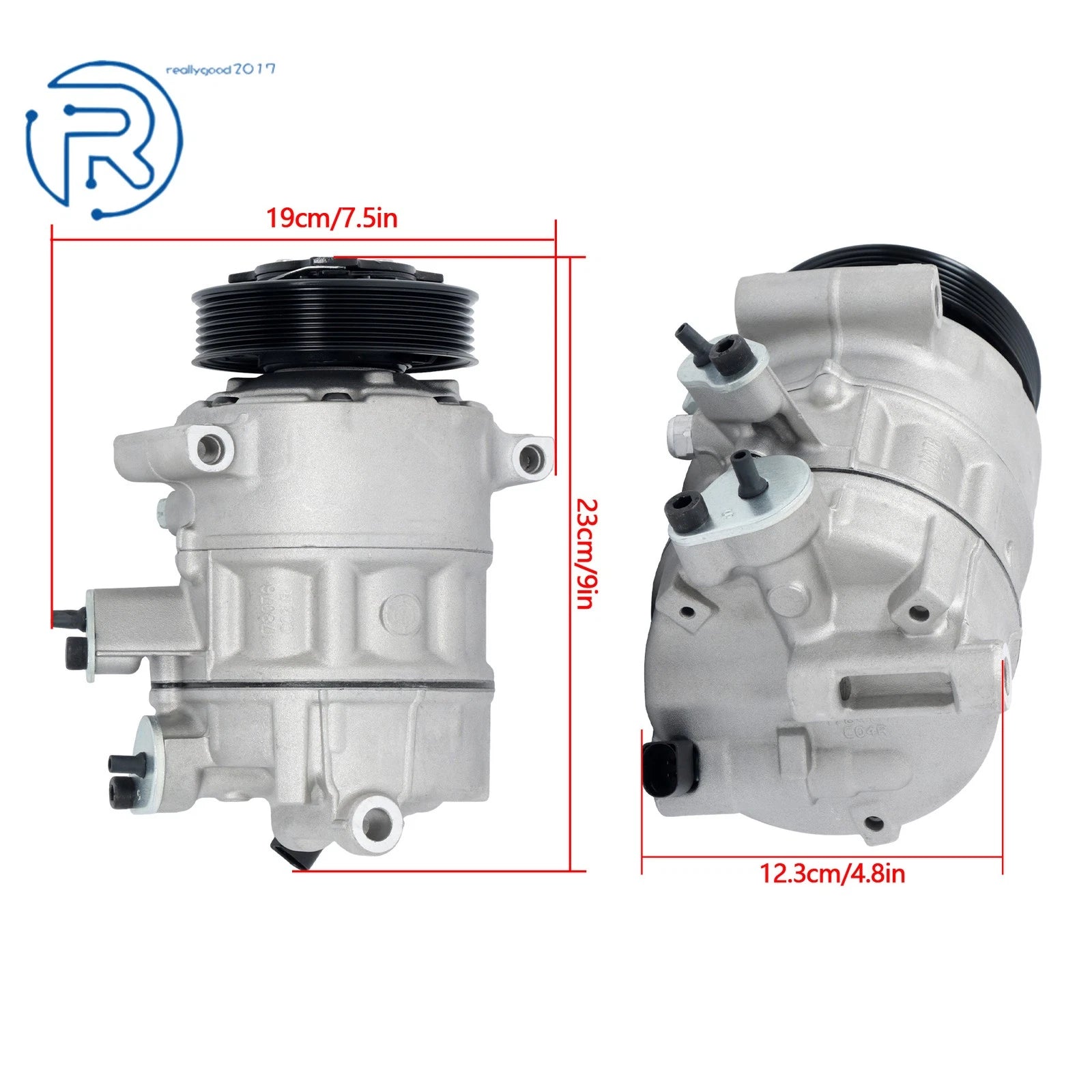 A/C Compressor for Audi A3 Q3 TT TTS Quattro (2009–2015) 2.0L 1984CC