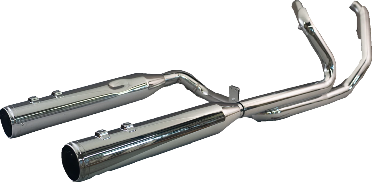 2-into-1-into-2 Dominator-SR Exhaust System for - Chrome
