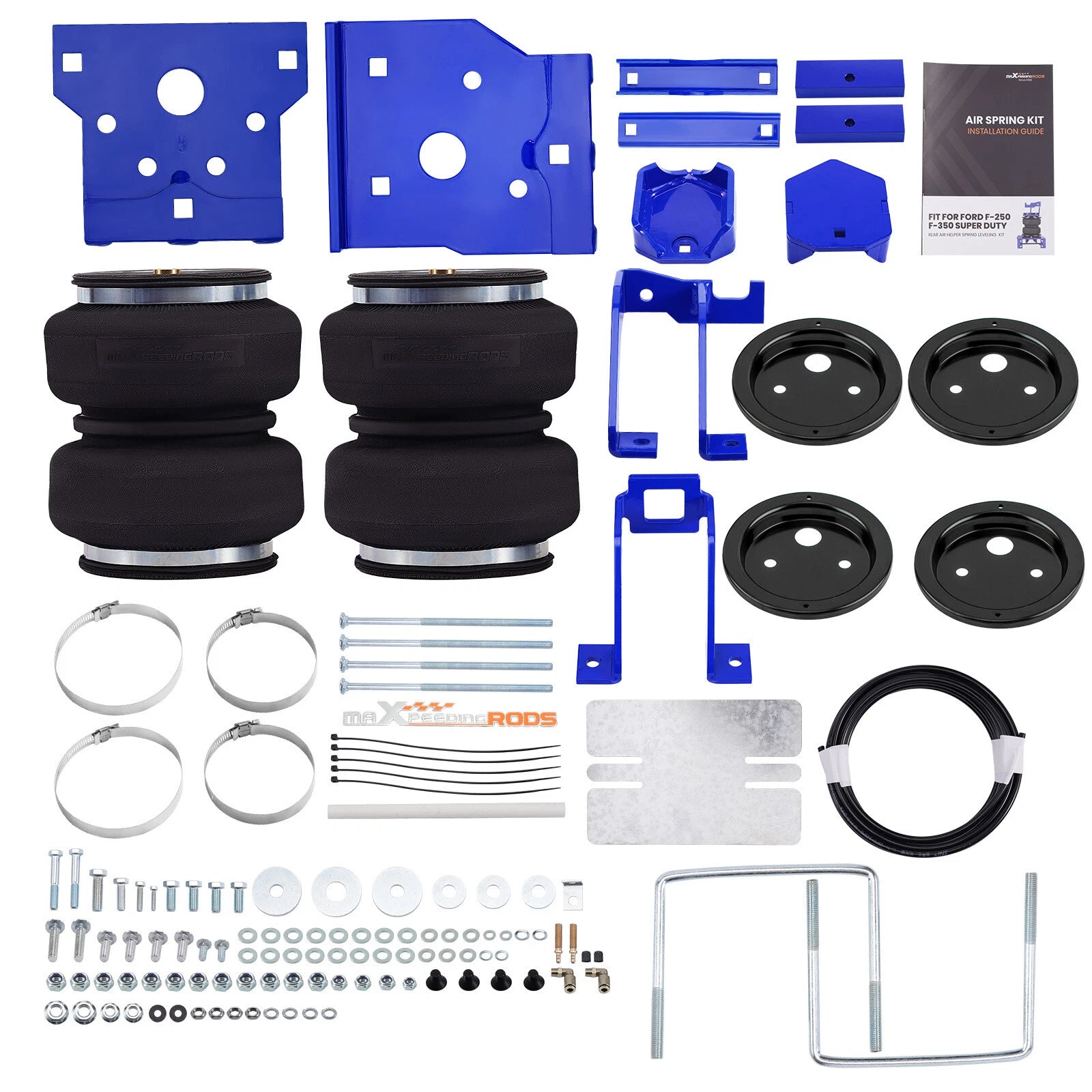 Air Helper Spring Bag Leveling Kit for Ford F250 F350 F450 Super Duty (2010–2014)
