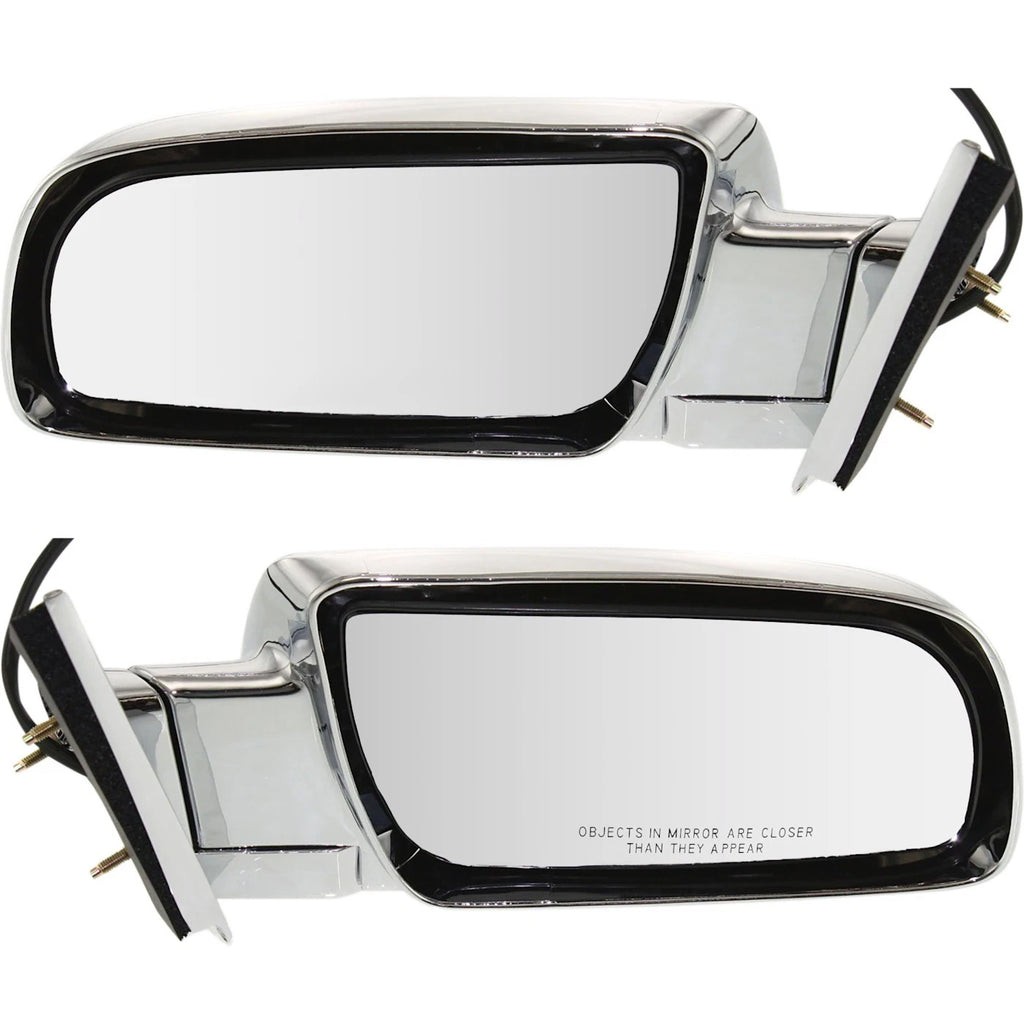 Set of 2 Power Chrome Mirrors for Cadillac Escalade (1999–2000)