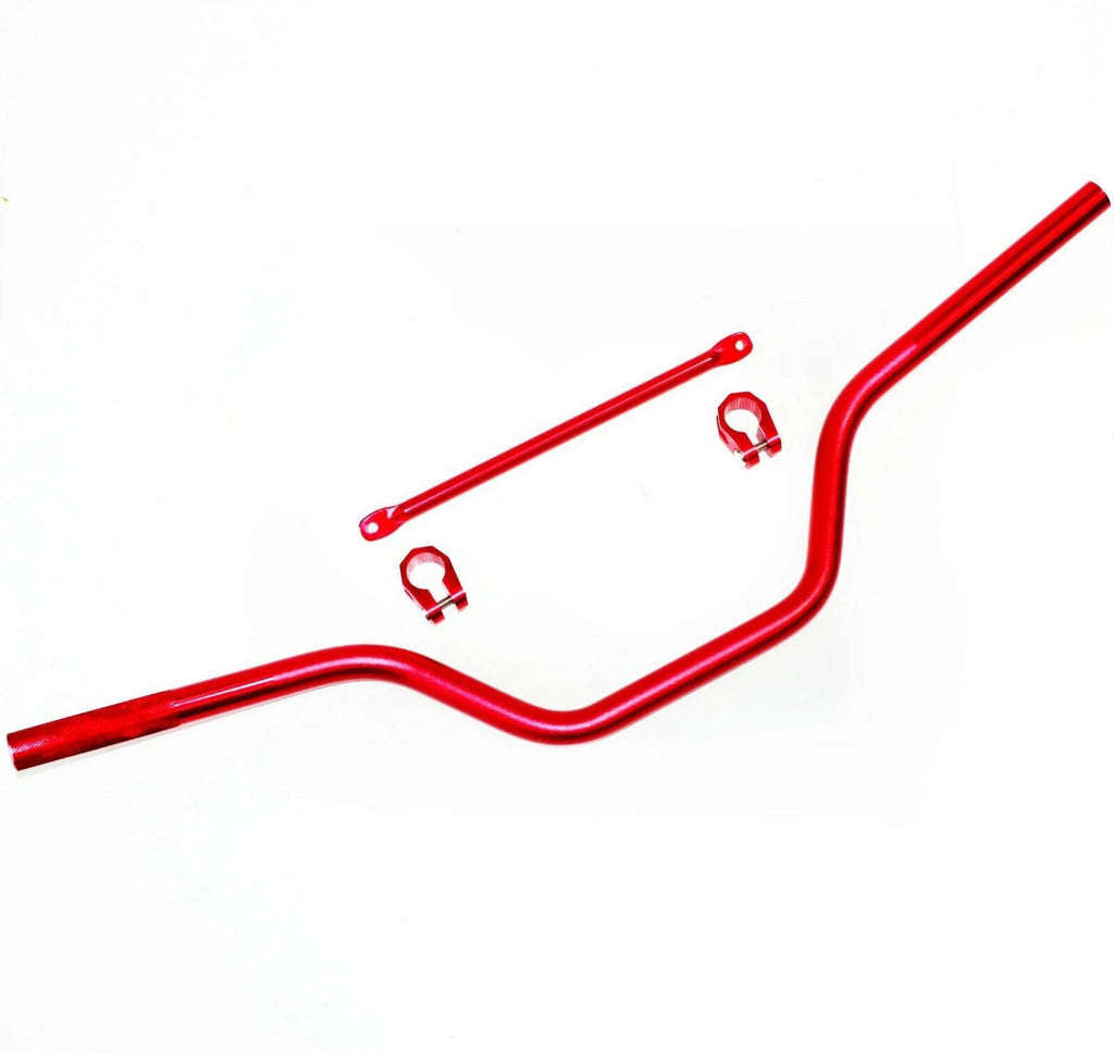 HD Red Alloy Handle Bar for 110cc 125cc 140cc 150cc Pit Pro Trail Quad (2010–2023)