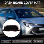 Dashboard Cover Mat for Toyota GR Corolla GZ (2022–2024) Black Red