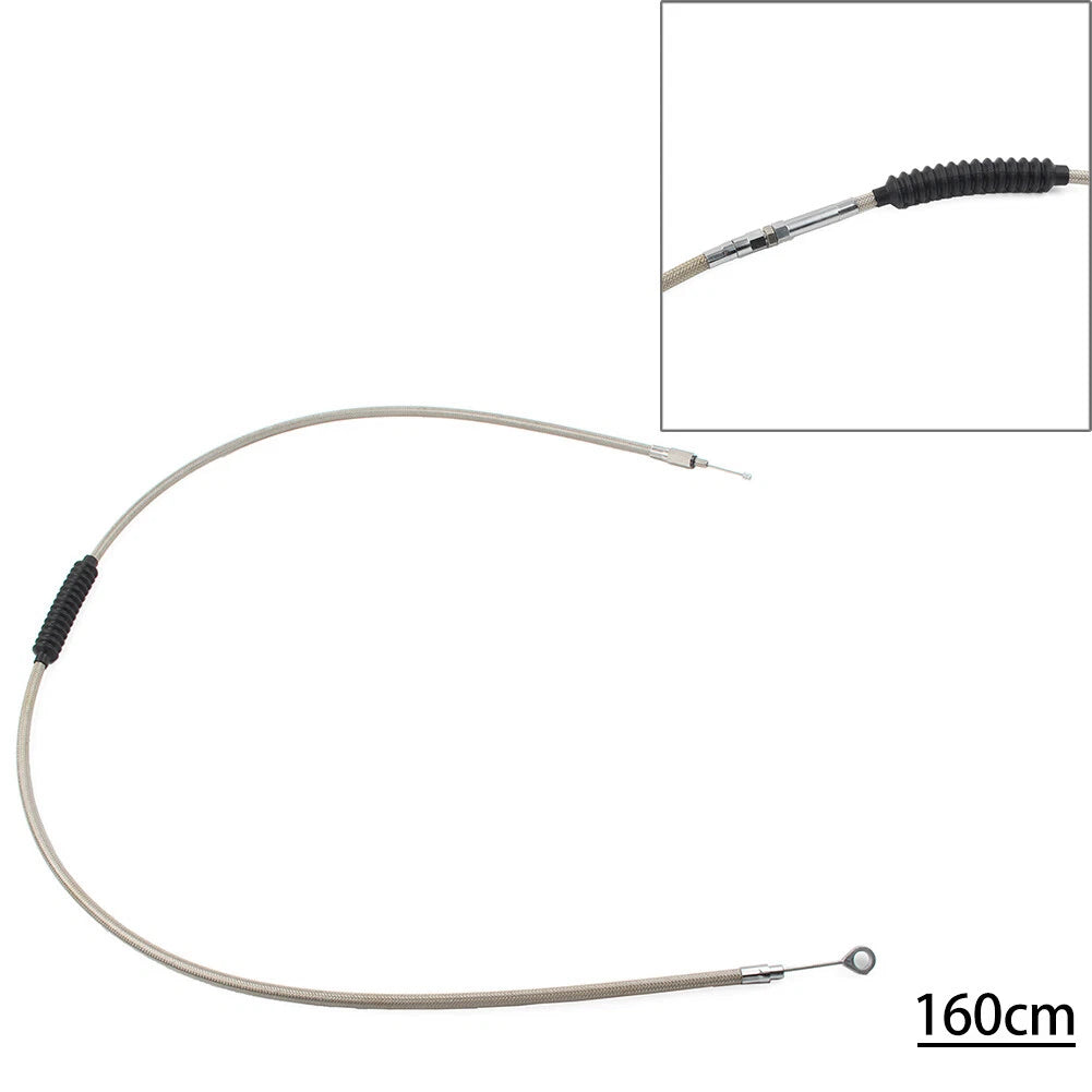 Stainless Clutch Cable for Harley Dyna FXDWG Softail Fatboy FLSTF Road Glide