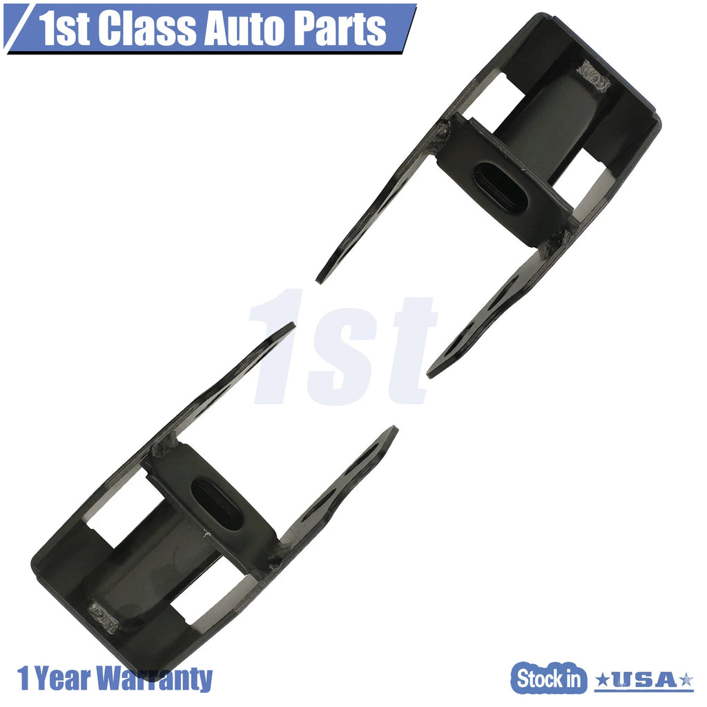 2Pcs Front Steel Bumper Bracket Set for Chevy Silverado GMC 2500 HD (2011-2014)