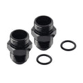 2Pcs AN10 Flare to 8AN ORB Male Fitting Adapter for Universal