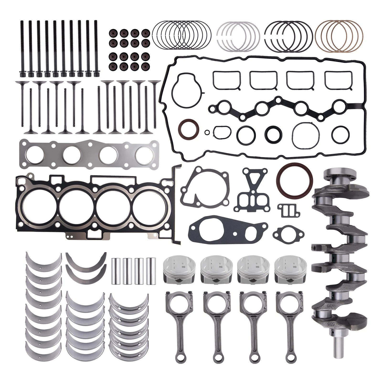 Engine Overhaul Rebuild Kit for Hyundai KIA G4KD 2.0L