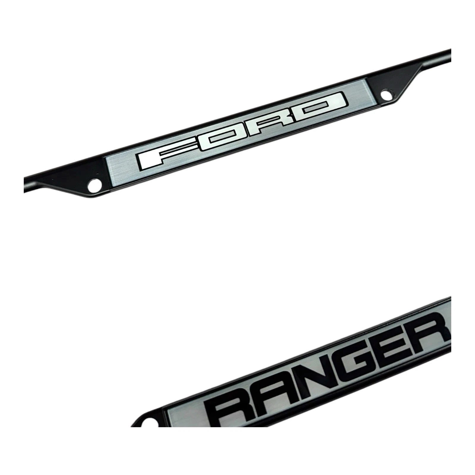 Black License Plate Frame for Ford Ranger (2011–2018)