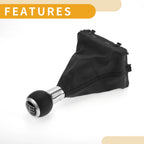 6 Speed Shift Knob with Boot Cover for Audi A3 (2010–2013)