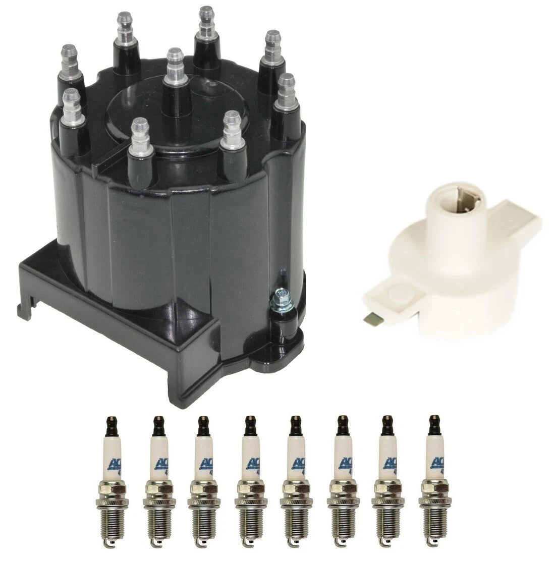 Distributor Rotor Cap & Platinum Spark Plugs Kit for Camaro 5.7L V8 (1993–2002)