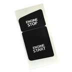 Panel Button for A6 Clima Decals Stickers Black Vinyl