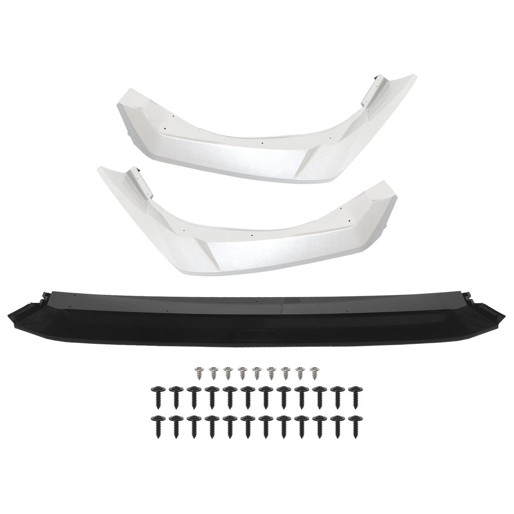 Front Bumper Lip Splitter for Honda Civic (2025) - Yofer White Pearl Black