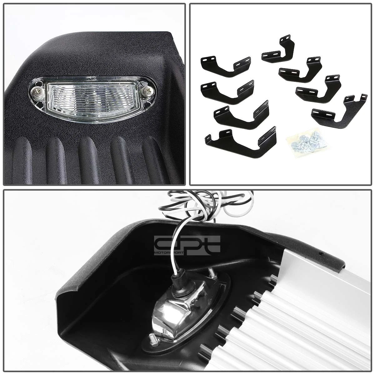 Set of 2 Aluminum Lighted Running Boards for Tundra Double Cab (2007–2016)