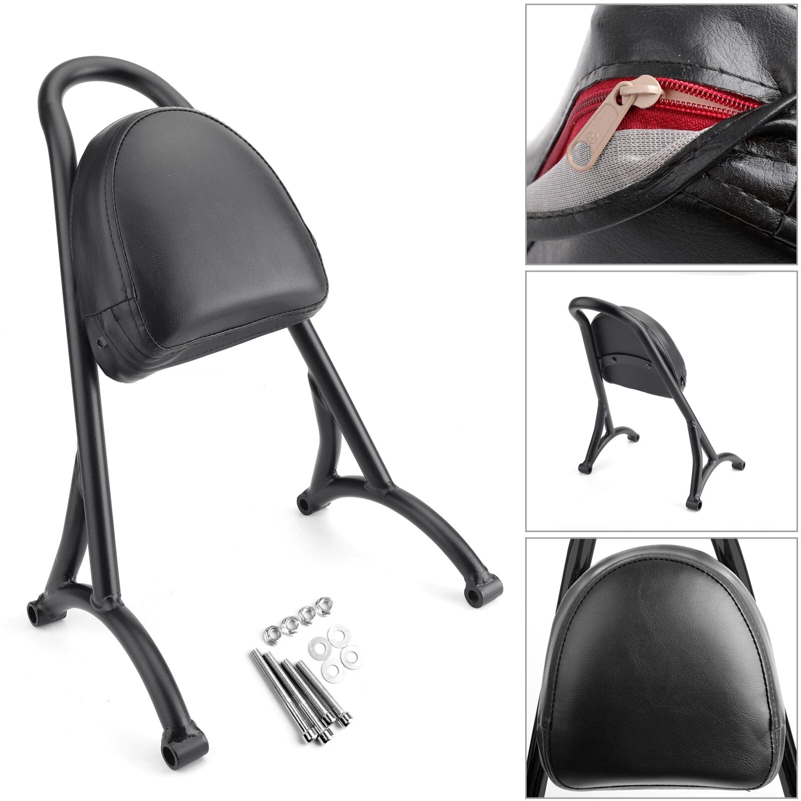 Sissy Bar Backrest Pad for Harley Sportster Iron Nightster 883 1200 XL (2004–2023)