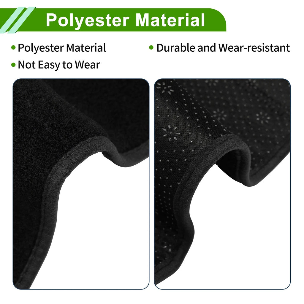 Dashboard Cover for Toyota Mark X 120 Series (2004–2009) Black Polyester