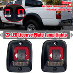 2X LED Rear Bumper License Plate Lamp Light for Toyota Tacoma (1995–2004)