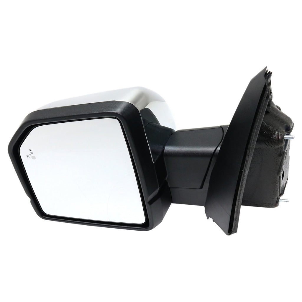 Power Fold Chrome Heated Driver Side Mirror for Ford F-150 (2015–2017)