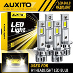 4X AUXITO H1 LED Headlight Bulb Kit 24000LM 6500K for M6 EV