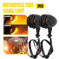 2X Motorcycle Turn Signals for Universal (12V) - Amber Indicator Light