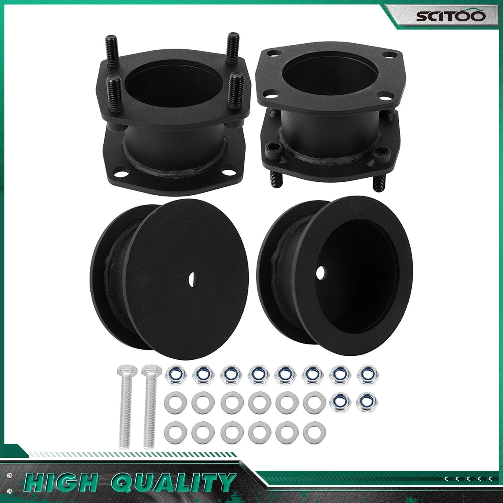4X 3" Front 2.5" Rear Steel Leveling Kit for Jeep Commander Grand Cherokee (2006–2010)