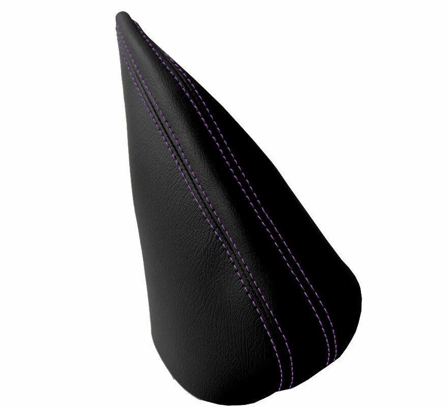 E Brake Boot Cover for BMW E30 (1984–1991) Black Purple Stitch