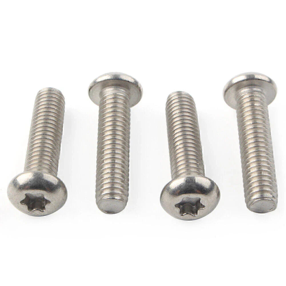 Steel Chrome Triple Clamp Yoke Bolt Screw Kit for Harley Touring Dyna