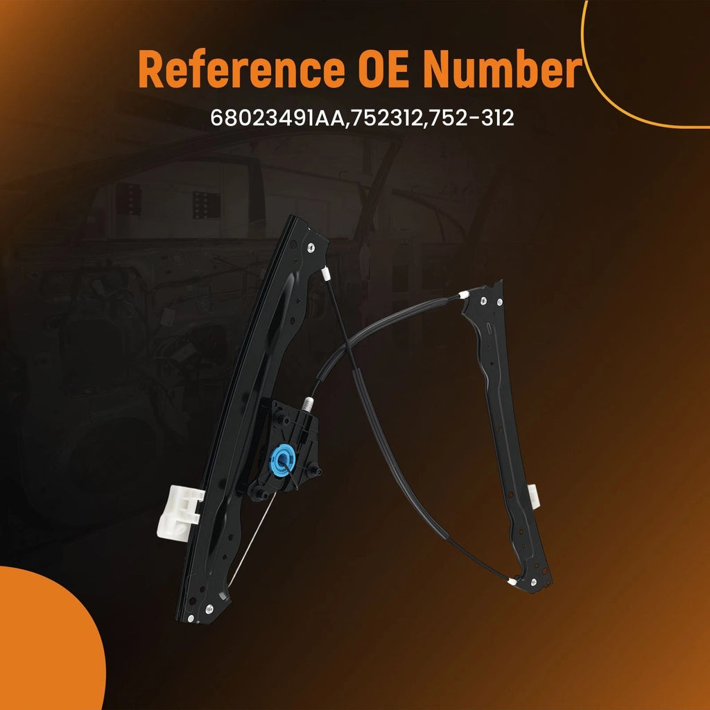 Electric Window Regulator Front Left for Dodge Avenger (2008–2010)