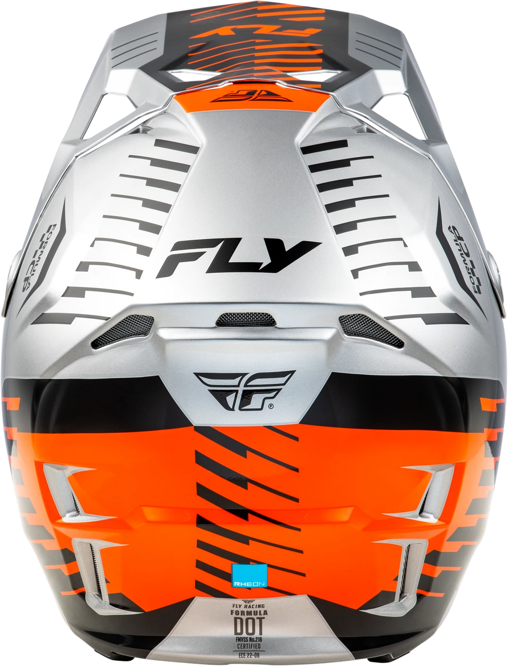 Fly Racing Formula CP Slice Helmet for Offroad (2X-Large) Grey/Orange
