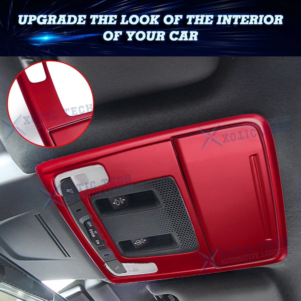 Red ABS Interior Reading Light Panel Moulding for Honda Civic (2022-2025)