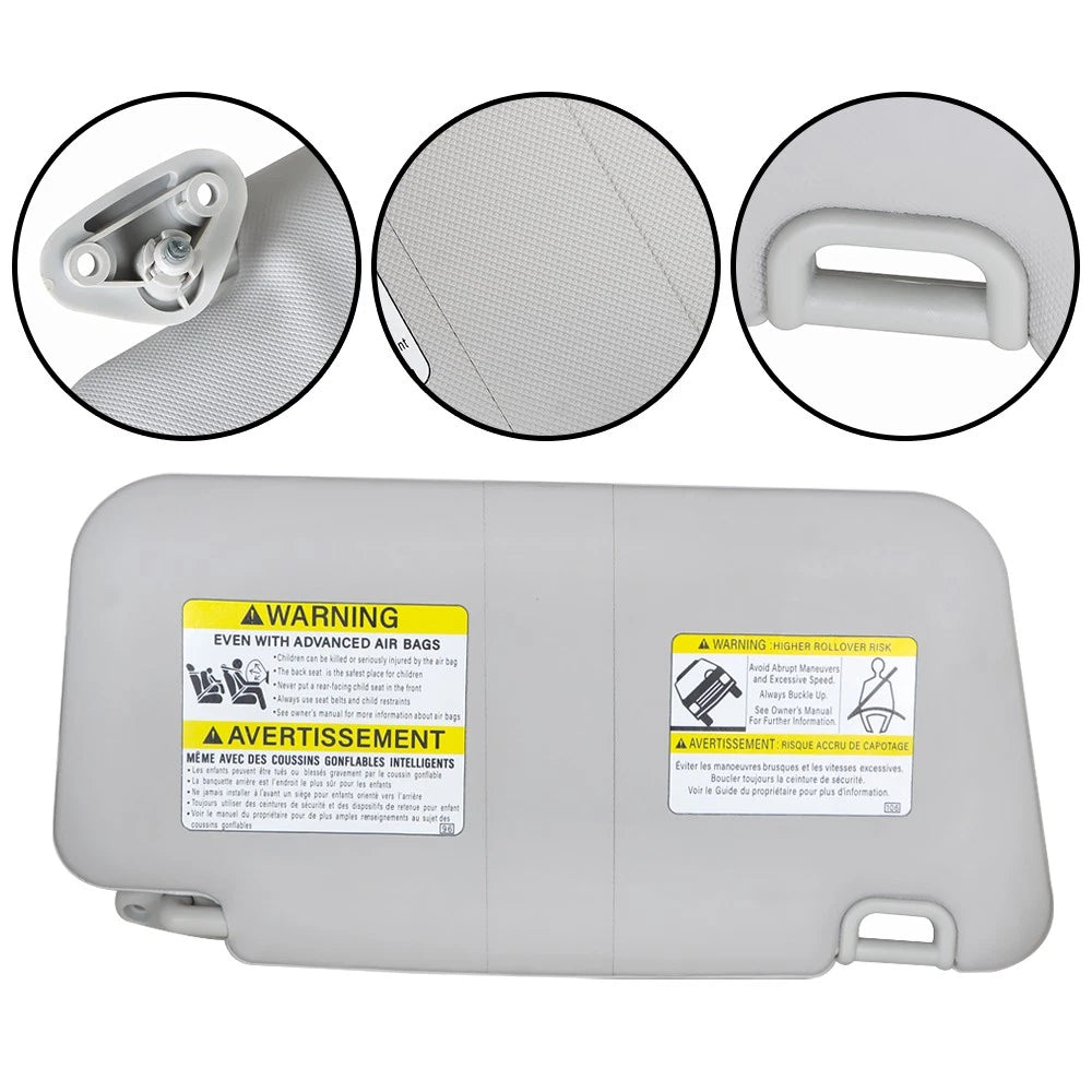 Left Driver Side Sun Visor with Mirror for Subaru Forester (2009â2013)