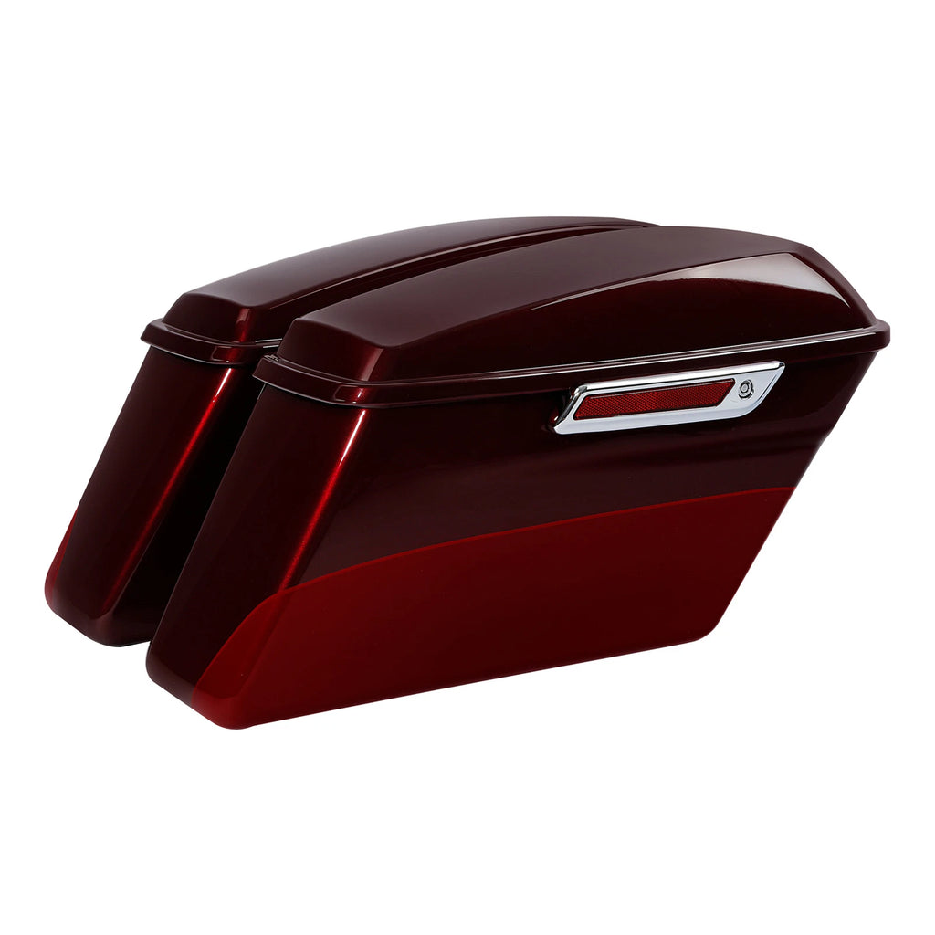 Hard Saddlebags for Harley Touring (2014–2023) Mysterious/Velocity Red Sunglo
