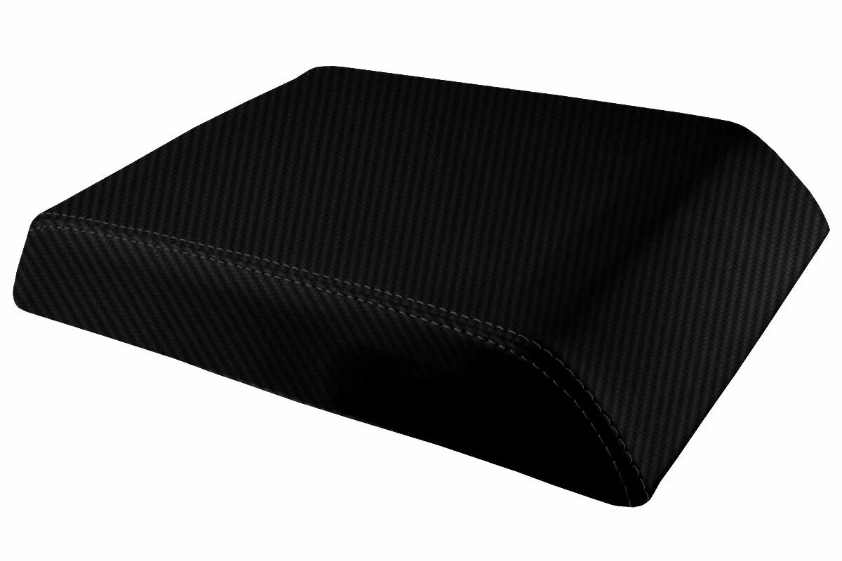 Carbon Fiber Console Lid Armrest Cover for Hummer H2 (2003–2007)