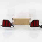 Rear Bumper Reflector Tail Fog Lights Lamps for Jeep Wrangler JL (2018–2023)