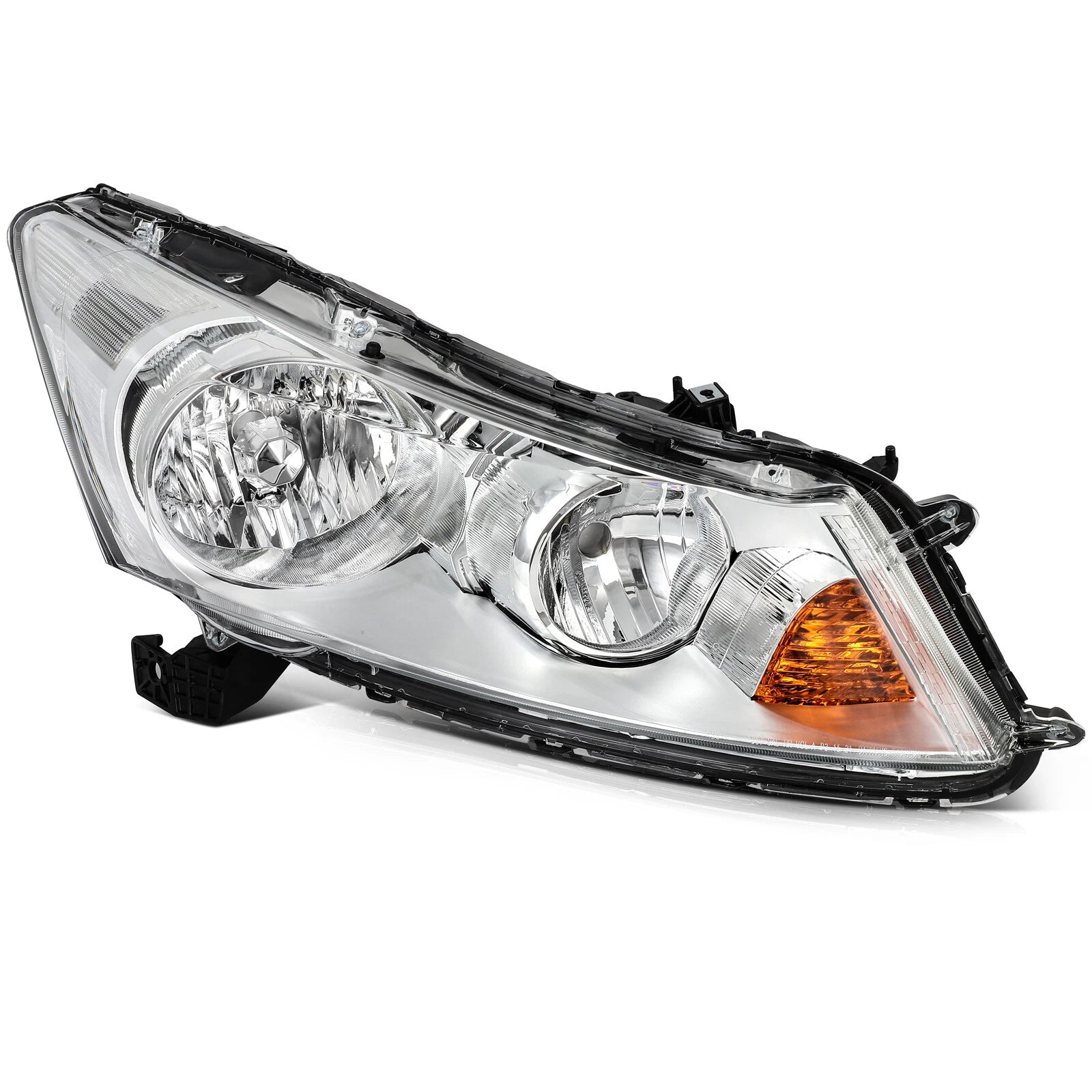 Set of 2 Headlights Assembly for Honda Accord 4-Door Sedan (2008–2012)
