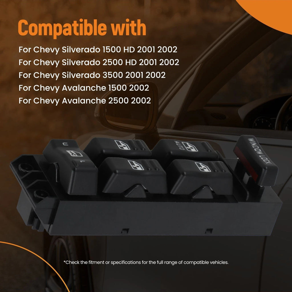 Master Window Switch for Chevrolet Tahoe Suburban GMC Yukon (2000–2002)