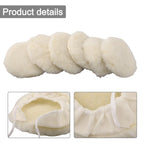Set of 6 Polishing Buffing Pads for Polisher Wheel 6 Inch