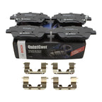 Set of 4 Bosch QuietCast Front Ceramic Disc Brake Pads for Hyundai Sonata, Kia Optima